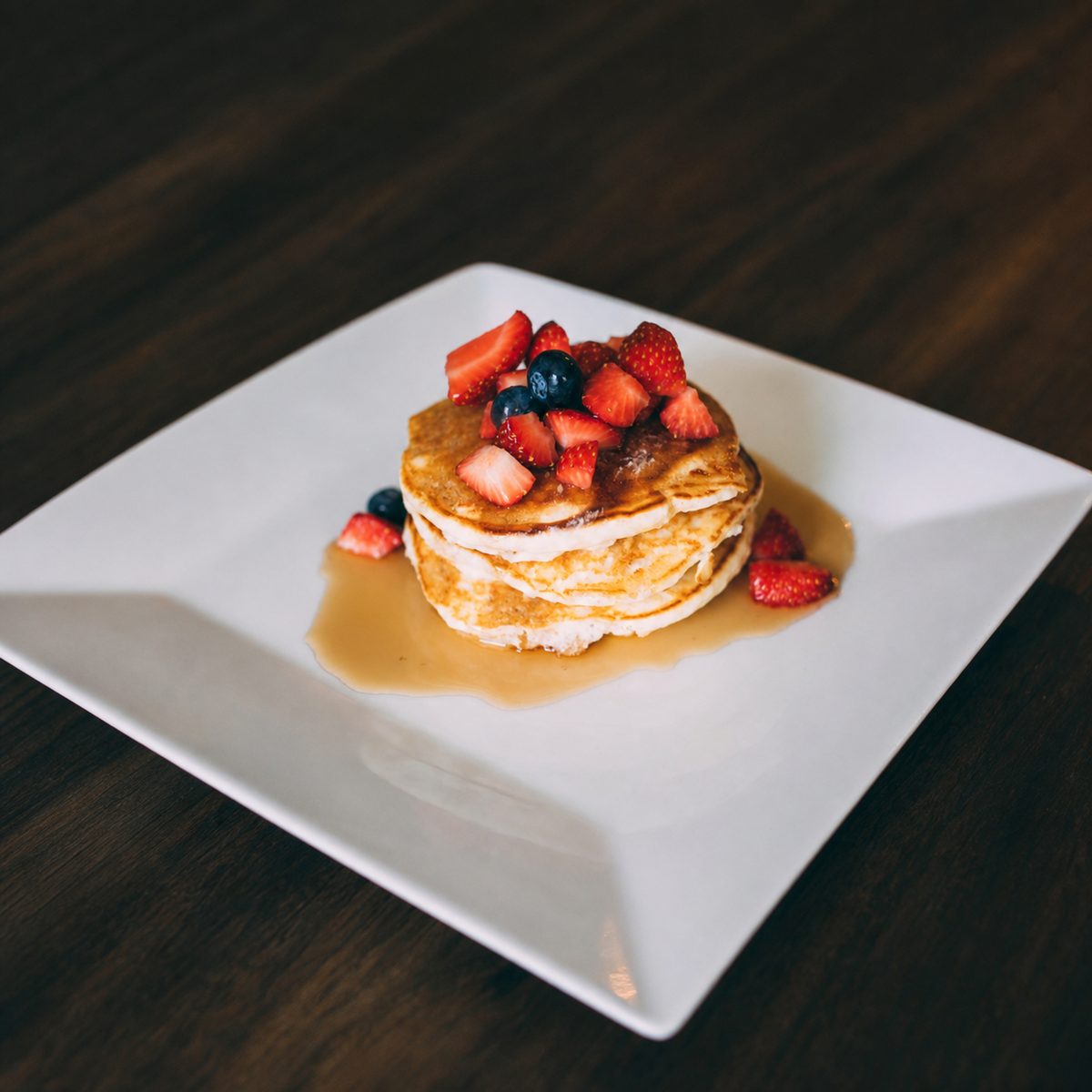A birthday stack of pancakes from IHOP